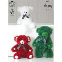 Tinsel Chunky Teddies in King Cole Tinsel Chunky (9021)