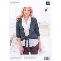 Tie Front Cardigans in Rico Design Creative Reflection DK (139)
