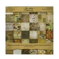 Tim Holtz 8 x 8 Collage Paper Stash 36 Sheets Assorted