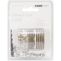 Timeless Printed Tape - 3 Pkg