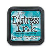 Tim Holtz Distress Ink Pad Peacock Feathers Blue 7.5 x 7.5 x 2 cm