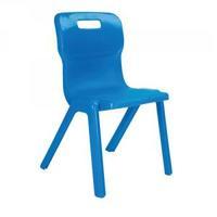 Titan Blue Size 4 One Piece School Chair KF72165