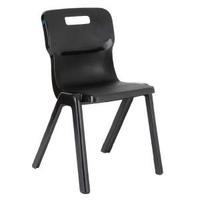 Titan Charcoal Size 4 One Piece School Chair KF72167