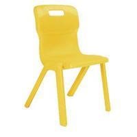 Titan Yellow Size 4 One Piece School Chair KF72168