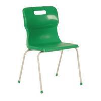 Titan Green Size 3 School Chair With 4 Legs KF72181