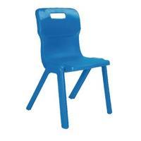 Titan 430mm Blue 1 Piece Chair Pack of 10 KF838700