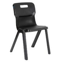 Titan 380mm Charcoal 1 Piece Chair Pack of 10 KF838716