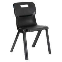 Titan 460mm Charcoal 1 Piece Chair Pack of 10 KF838721