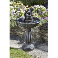 Tipping Pail Fountain Outdoor Water Feature (Solar) by Smart Solar