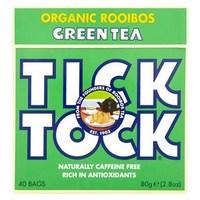 Tick Tock Organic Rooibos Green Tea 40 Bags
