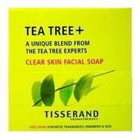 tisserand tea tree clear skin facial soap 100g