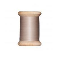 Tilda Wooden Spool Sewing Thread 400m Dark Beige