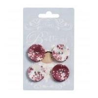 Tilda Sweetheart Fabric Covered Buttons