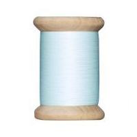 tilda wooden spool sewing thread 400m light blue