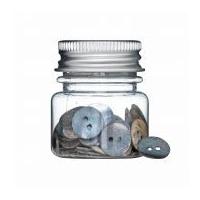 Tilda Mother of Pearl Buttons in a Jar Blue