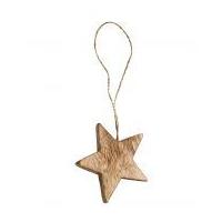 Tilda Star Pendant Ornaments Brown