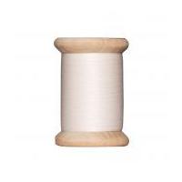 tilda wooden spool sewing thread 400m light beige