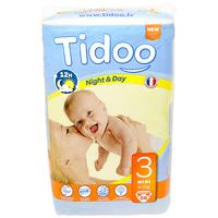 Tidoo Night and Day Nappies - Midi Size 3 (4-9kg)