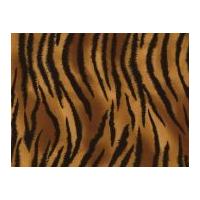Timeless Treasures Tiger Poplin Quilting Fabric Ginger