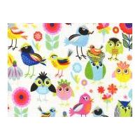 timeless treasures birds of a feather poplin quilting fabric multicolo ...