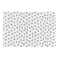 Timeless Treasures Mini Anchors Poplin Quilting Fabric White