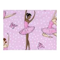 timeless treasures ballet dancers metallic poplin quilting fabric