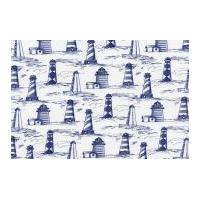 Timeless Treasures Lighthouse Poplin Quilting Fabric