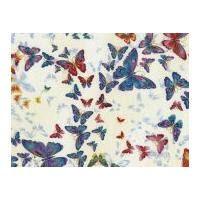 timeless treasures allover butterflies metallic poplin quilting fabric ...