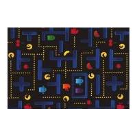 Timeless Treasures Pocket Arcade Poplin Quilting Fabric Black