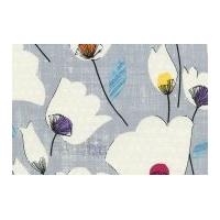 Timeless Treasures Field Study Floral Poplin Quilting Fabric Mist