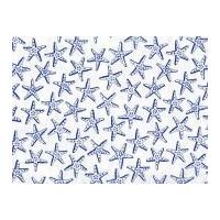 timeless treasures starfish poplin quilting fabric white