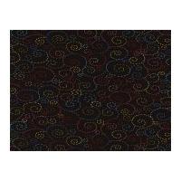 Timeless Treasures Stitched Swirls Poplin Quilting Fabric