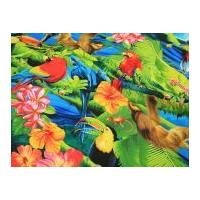 timeless treasures tropical animals quilting fabric