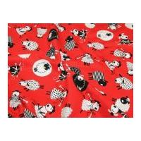 Timeless Treasures Crafty Sheep Quilting Fabric