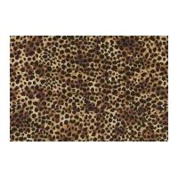 Timeless Treasures Cheetah Poplin Quilting Fabric