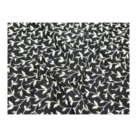 Timeless Treasures Leaf Trail Quilting Fabric Black