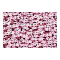 Timeless Treasures Dogwood Poplin Quilting Fabric Pink