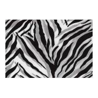 timeless treasures zebra poplin quilting fabric black