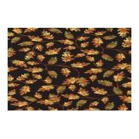 Timeless Treasures Vines Poplin Quilting Fabric Black