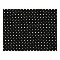 Timeless Treasures Dots Poplin Quilting Fabric Black