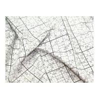 Timeless Treasures Sudoku Puzzle Quilting Fabric White
