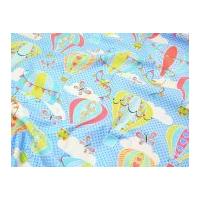 Timeless Treasures Balloons Quilting Fabric Blue