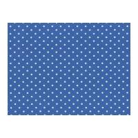 Timeless Treasures Dots Poplin Quilting Fabric Blue