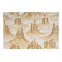 timeless treasures sandcastles poplin quilting fabric