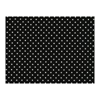 Timeless Treasures Dots Poplin Quilting Fabric Black