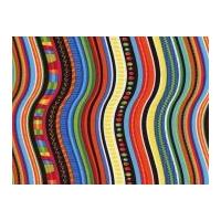 Timeless Treasures Crazy Stripe Poplin Quilting Fabric