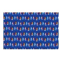 Timeless Treasures Mini Sailboats Poplin Quilting Fabric