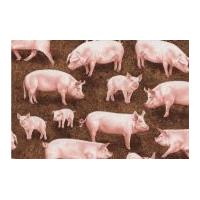 timeless treasures pigs poplin quilting fabric