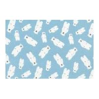 timeless treasures polar bear poplin quilting fabric