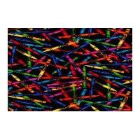 Timeless Treasures Crayons Poplin Quilting Fabric